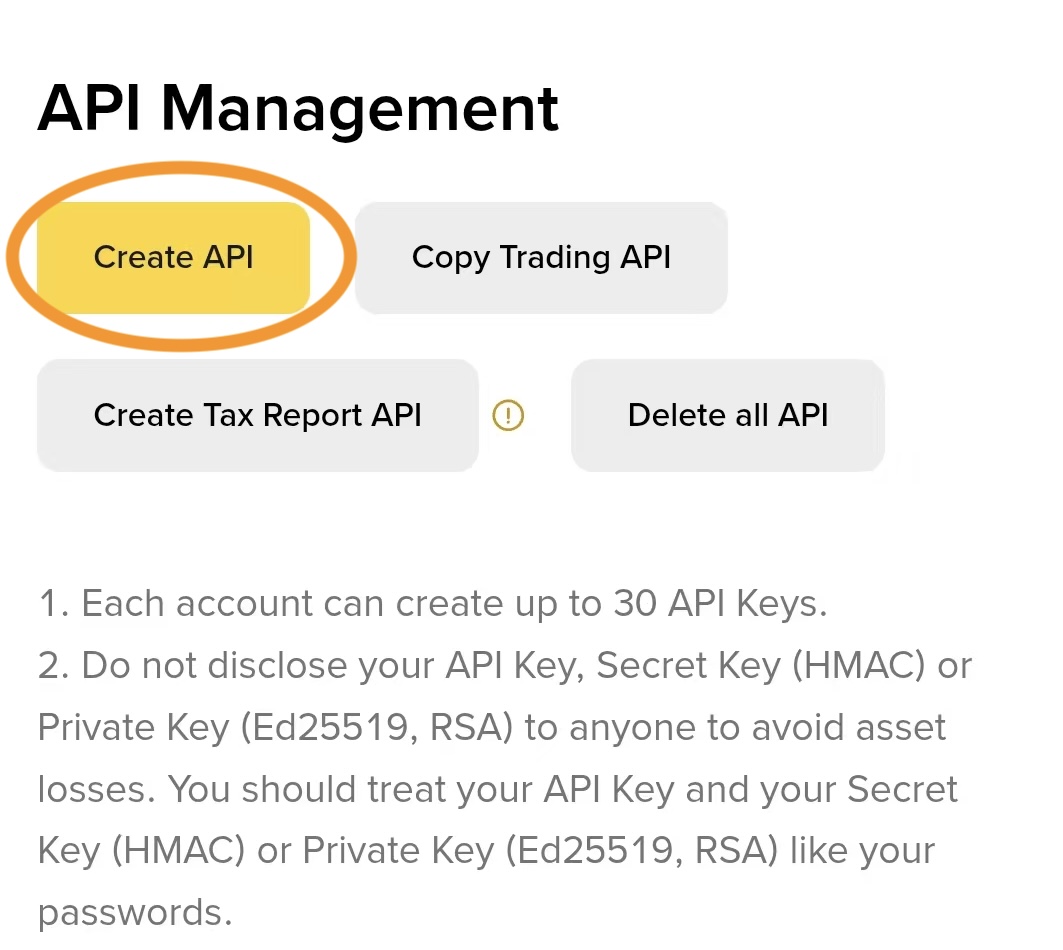 Create API