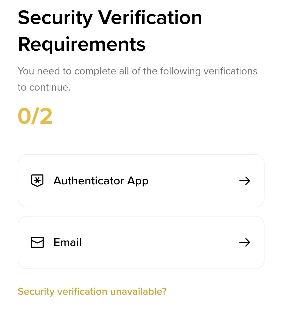 Security Authentication